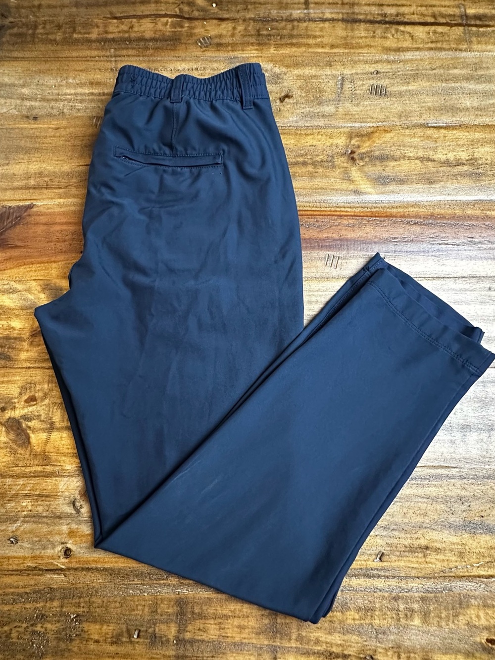 Marc New York Men's Dark Blue Pull-On Dress Pants